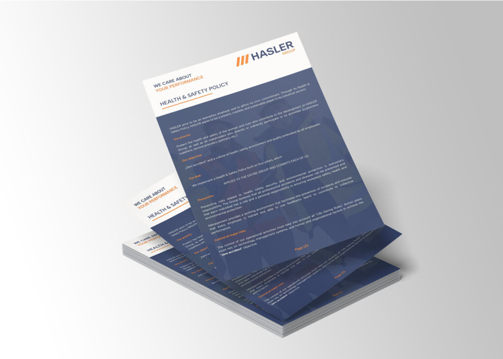 Health and Safety Policy HASLER Group